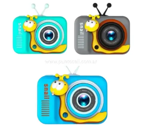 [112217] CAMARA DE FOTOS DIGITAL INFANTIL CARACOL (MG2170)