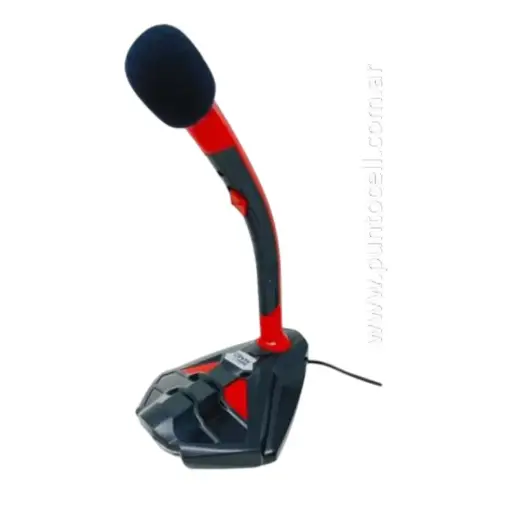 [112221] MICROFONO DINAX XTREME GAMER CABLE 3.5mm 1.5M C/ BASE (DX-MICX32)