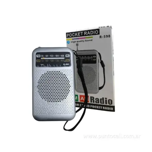 [112377] RADIO AM/FM POCKET (R-598) 