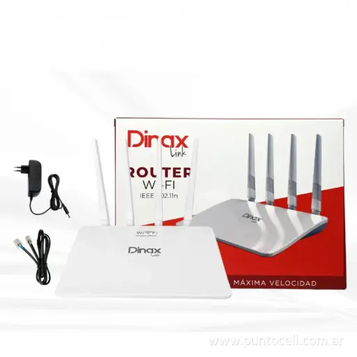 [112383] ROUTER DINAX WIFI 4 ANTENAS (DXROU1024) 