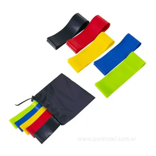[112401] KIT DE 5 BANDAS ISOMETRICAS WAGGS YB001