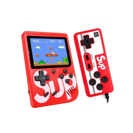 [112663] CONSOLA PORTATIL SUP 400 JUEGOS C/ JOYSTICK