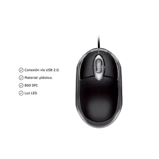 [113316] MOUSE DINAX OPTICO USB (DX-MOUOP02)