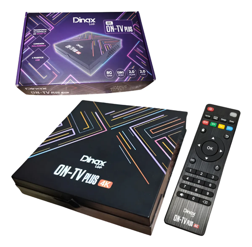 [113327] TV BOX DINAX ON-TV Plus 4K 128GB / 8GB
