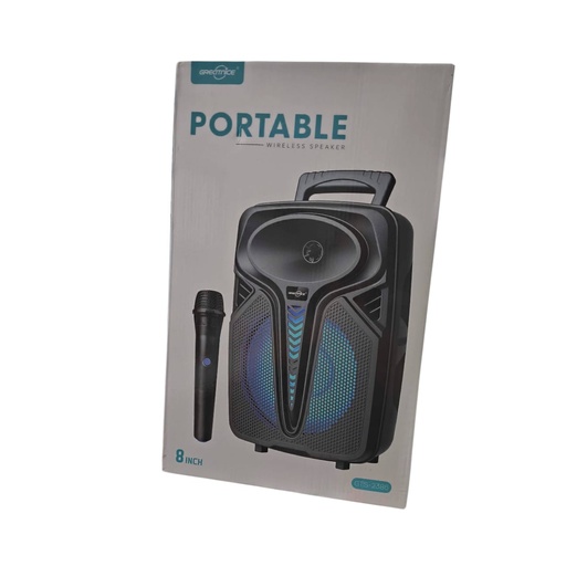 [113338] PARLANTE PORTATIL BLUETOOTH 8" GTS-2386