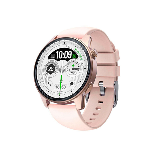 [113465] SMARTWATCH NETMAK ENERGY •  1.43" (Redondo) MALLA SILICONA Color ROSA