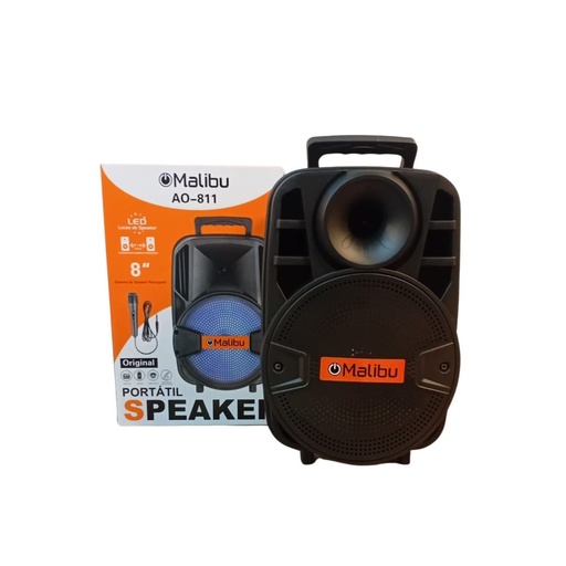 [113479] PARLANTE PORTATIL BLUETOOTH MALIBU 8" (AO-812)