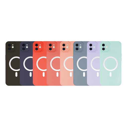 [113652] FUNDA MAGSAFE SILICONE LIQUID SAMSUNG A17 • Color GRIS