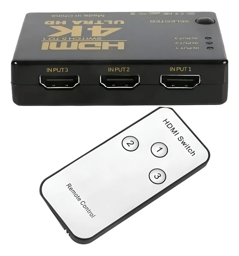 [113675] ADAPTADOR SWITCH DINAX HDMI 3x1 CON CONTROL (DXSWHDMI31)