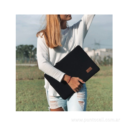 [10962] ESTUCHE NOTEBOOK NEO FUNDAS 17" NEOPRENE NEGRA