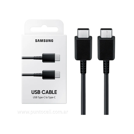 [14625] CABLE USB SAMSUNG TIPO C a TIPO C 1.8M 3A 60W - (ORIGINAL)