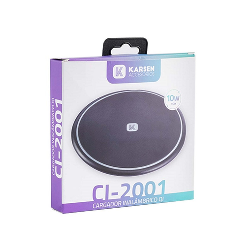 [14675] CARGADOR INALAMBRICO KARSEN • 10W (CI-2001)