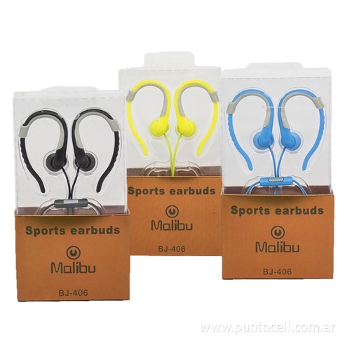 [8968] AURICULAR IN EAR MALIBU BJ-406 SPORTS