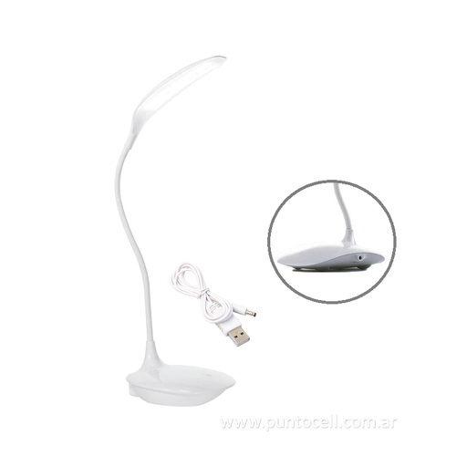 [13345] LAMPARA LED ESCRITORIO DINAX TOUCH RECARGABLE (DX-LAMPTOUCH)